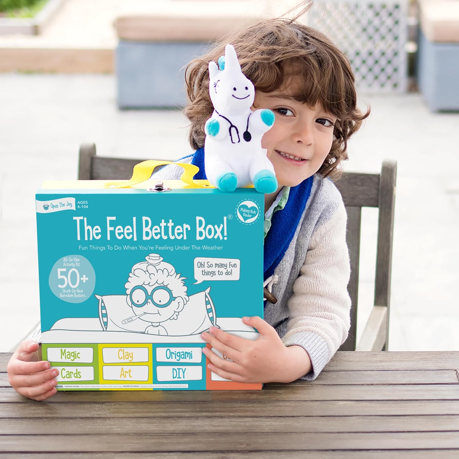 Open The Joy Feel Better Box for Kids Ages 4