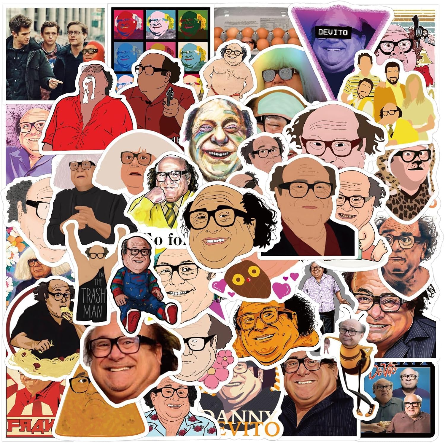 CHVISO Danny Devito Sticker Pack 53 PCS