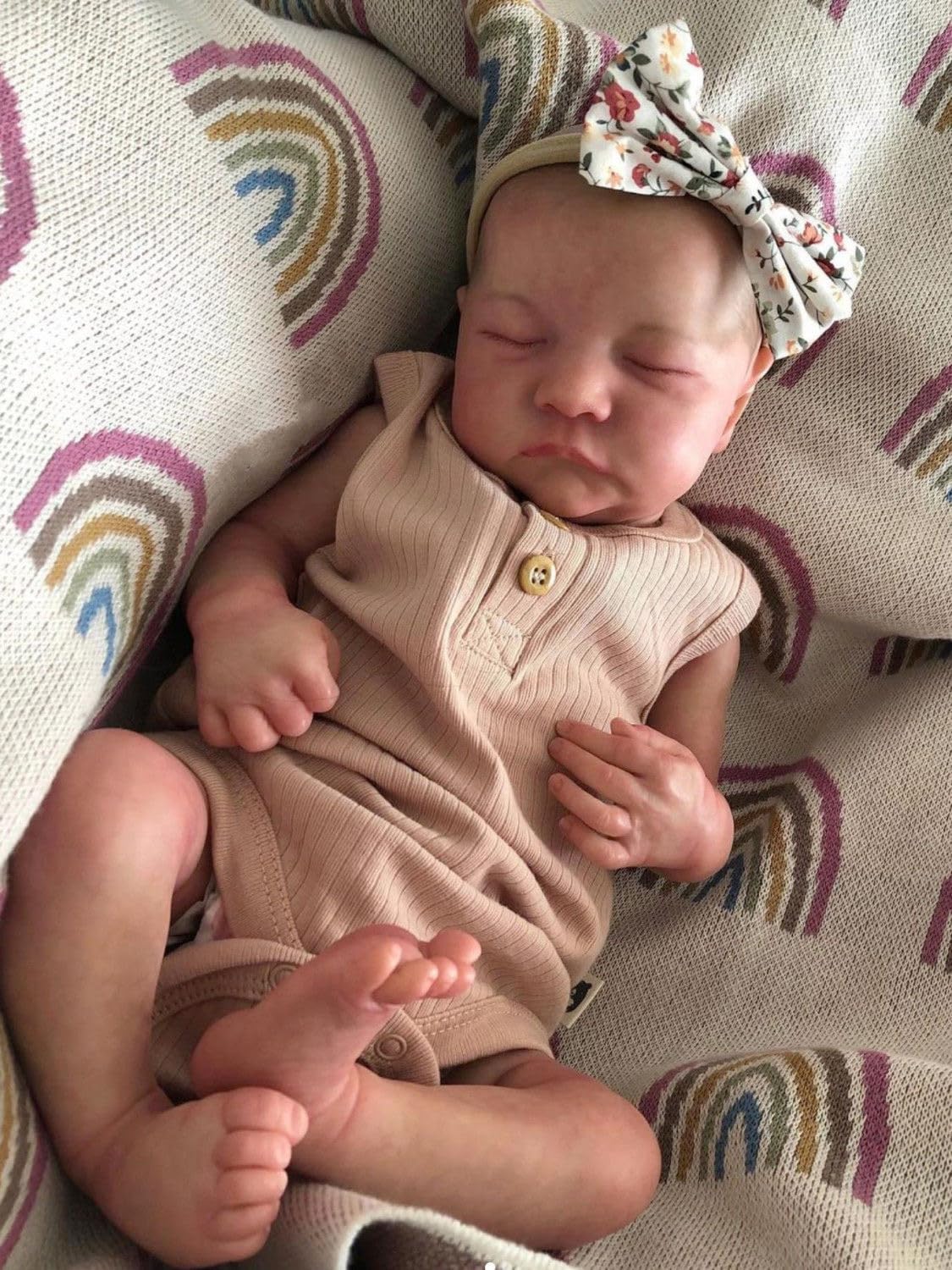 Pinky Reborn 18 Inch Realistic Newborn Baby Doll