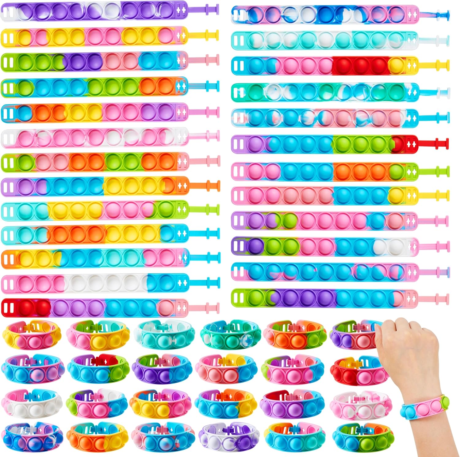 JOYIN Pop Fidget Toys 25 Pack for Kids and Adults