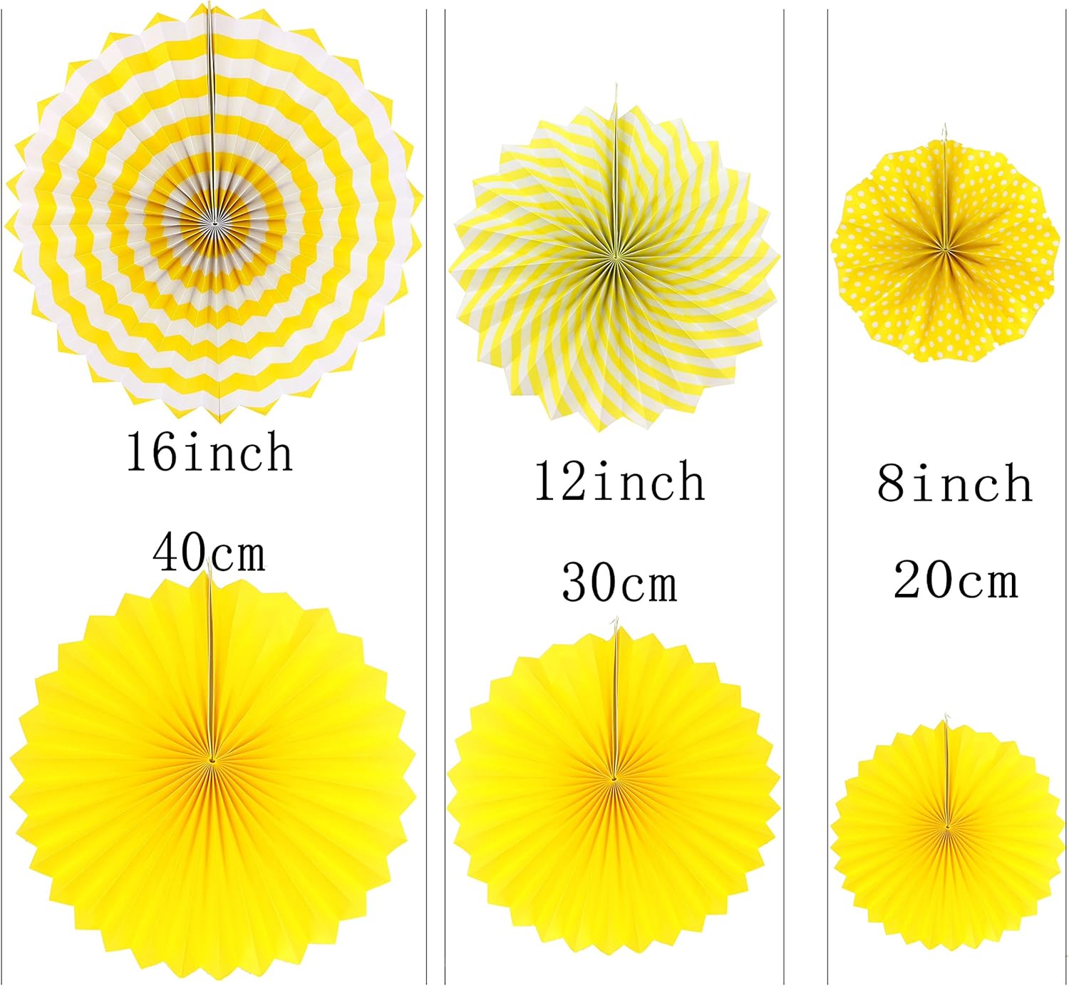 Yellow Bee Party Hanging Decorations 12pc