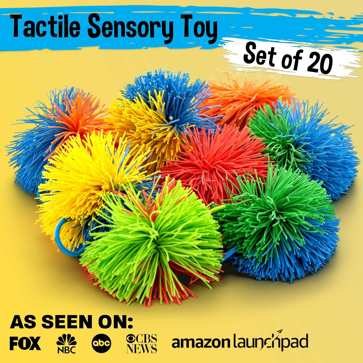 Refresh Sports Stringy Balls Fidget Toys 20 Pack