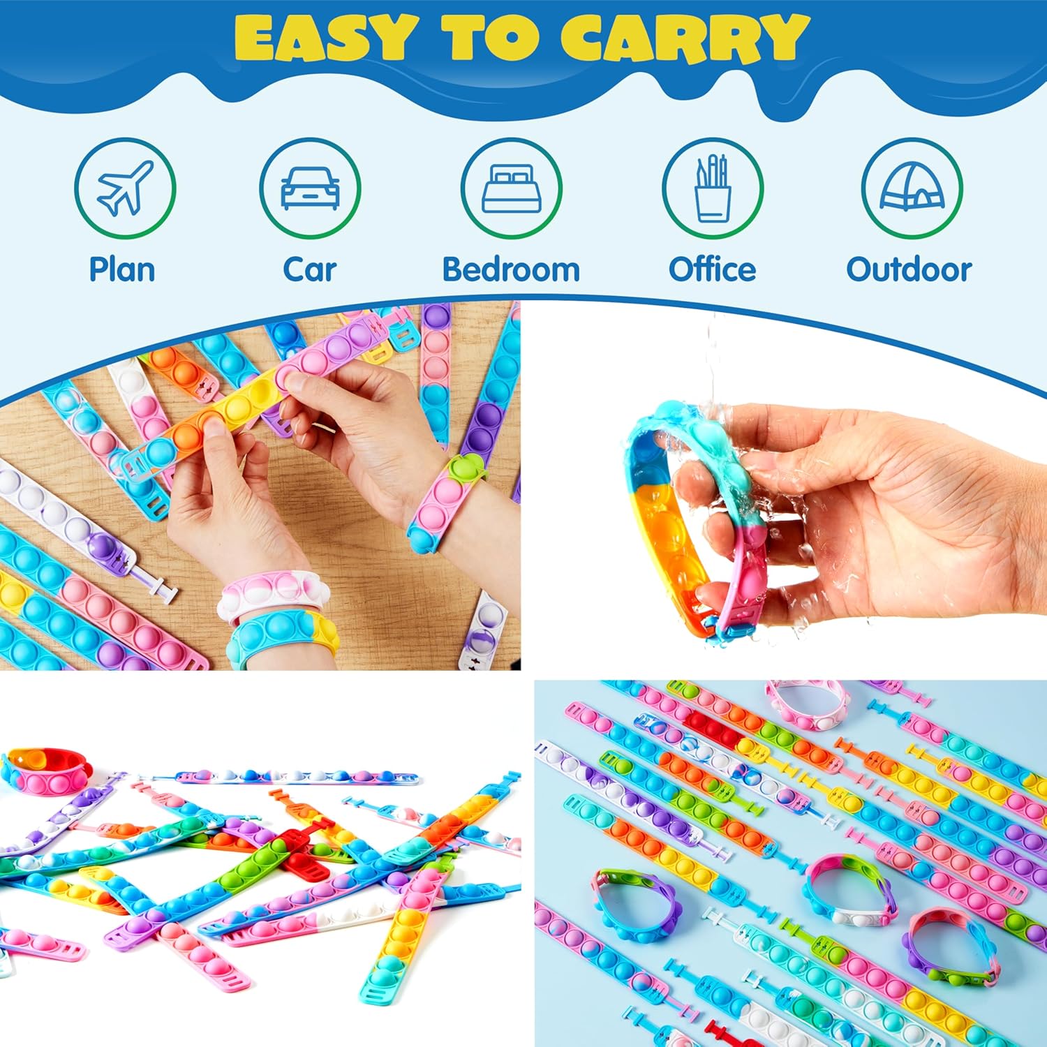 JOYIN Pop Fidget Toys 25 Pack for Kids and Adults