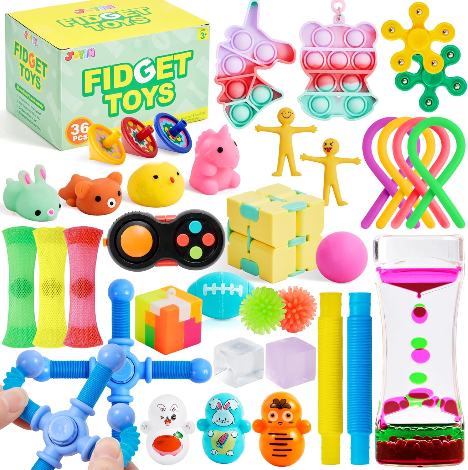 JOYIN 36 Piece Fidget Toy Party Favor Set