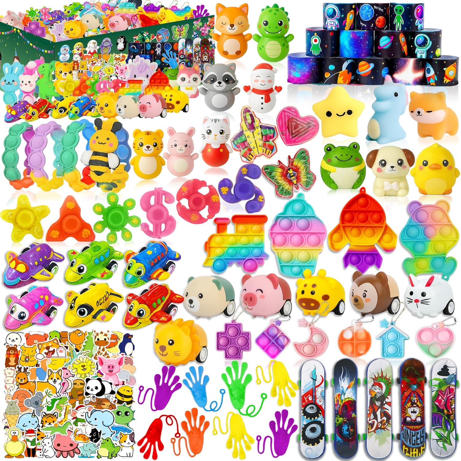 TwCare 125 Pcs Fidget Toy Surprise Pack